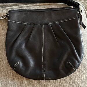 Coach Black Leather Crossbody Bag